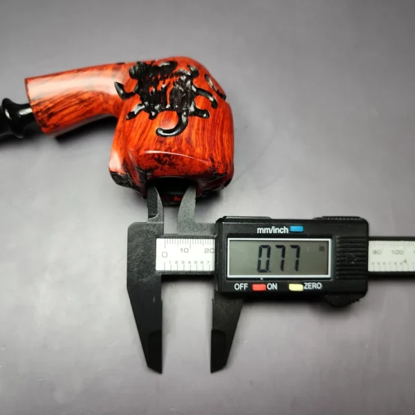 Nording Fantasy Partially Rusticated Freehand Estate Briar Pipe, Unsmoked - Image 10