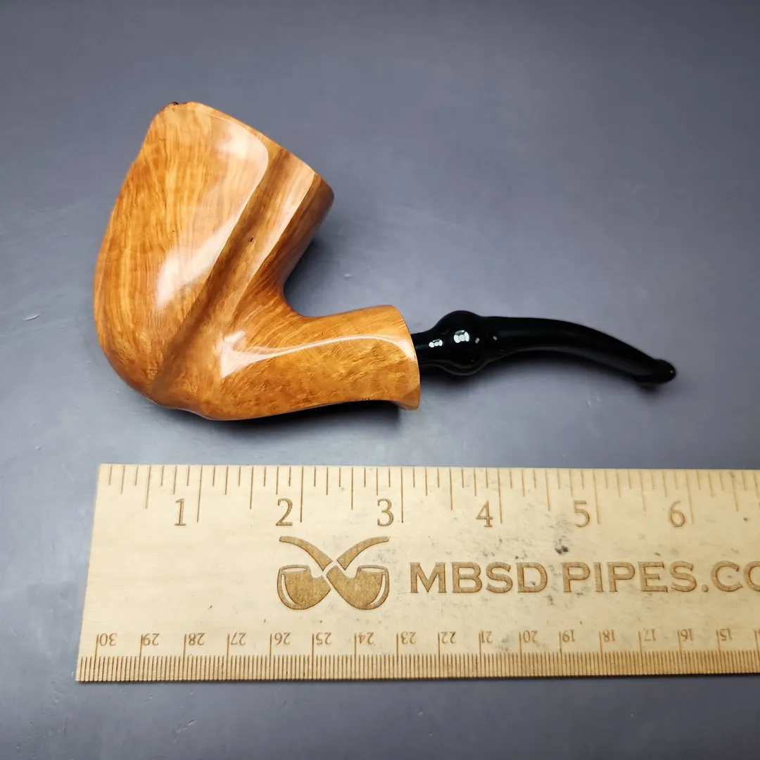 Nording Virgin Grain 2 Smooth Freehand Estate Briar Pipe, Unsmoked - Image 10