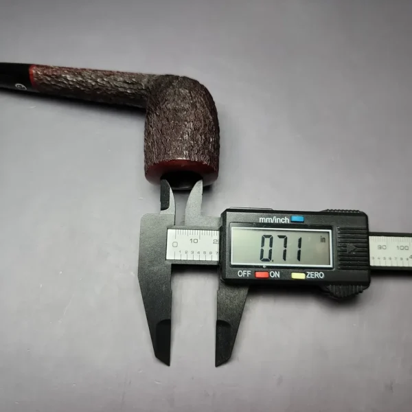 James Upshall Bark Group 6 Partially Rusticated Cutty Estate Briar Pipe, Unsmoked - Image 10