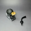 HS Studio Sandblasted Tomato w/ Bamboo & Boxwood Estate Briar Pipe, Unsmoked - Image 10