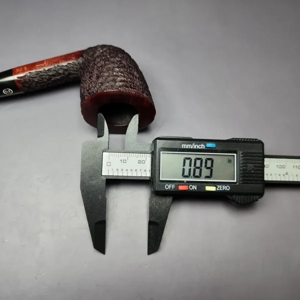 James Upshall Bark Group 5 Partially Rusticated Dublin Estate Briar Pipe, Unsmoked - Image 10