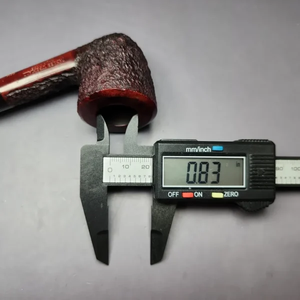 James Upshall Bark Group 6 Partially Rusticated Dublin Estate Briar Pipe, Unsmoked - Image 10