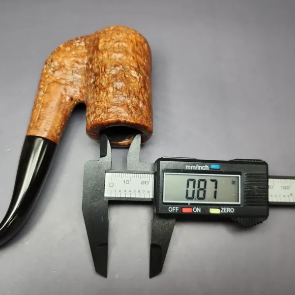 Ed Burak Connoisseur Magnum Rusticated Oom Paul Estate Briar Pipe, American Estates - Image 10