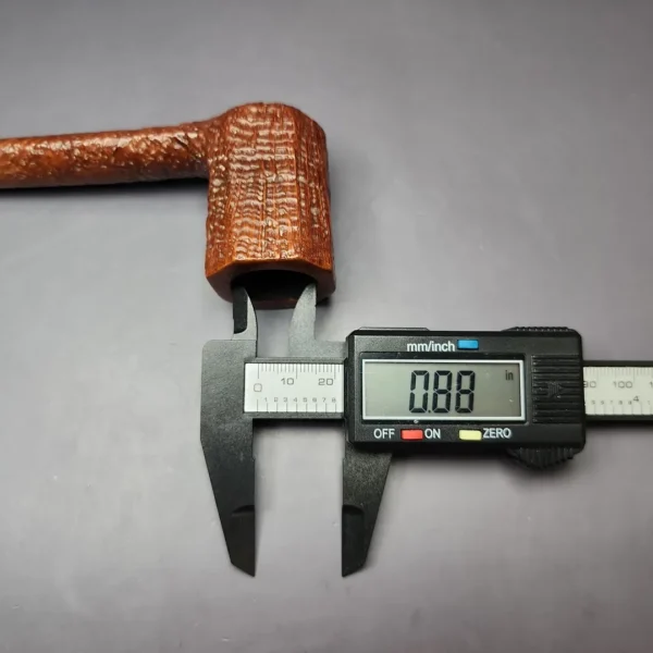 Castello Reg. No. Old Antiquari G Sandblasted Panel Canadian Estate Briar Pipe, Italian Estates - Image 10