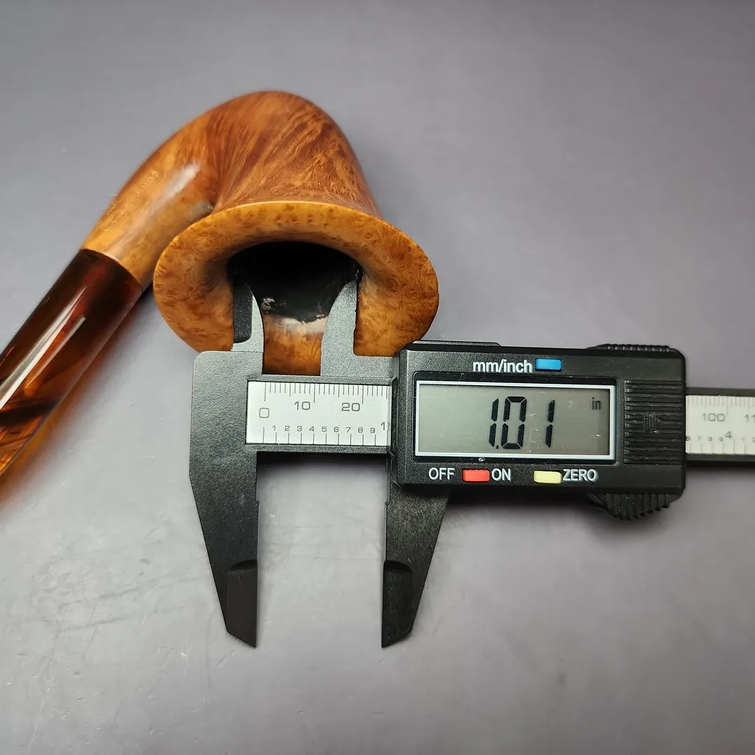 Ed Burak Connoisseur Smooth Bell Calabash Estate Briar Pipe, American Estates - Image 10