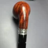 Ser Jacopo Domina 2005 Smooth Egg w/ Silver Estate Briar Pipe, Unsmoked - Image 10