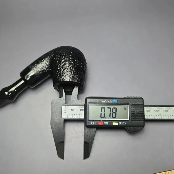 Peterson 2025 Halloween Pipe 307 Sandblasted Bent Billiard Briar Pipe, P-Lip, New - Image 10