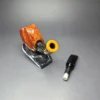 Poul Winslow E Partially Rusticated Blowfish Estate Briar Pipe,  Unsmoked, 9mm - Image 10