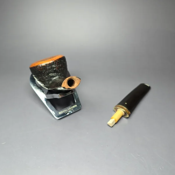 Savinelli Punto Oro Mister G 316 KS Sandblasted Pot Estate Briar Pipe, Italian Estates 6mm - Image 10