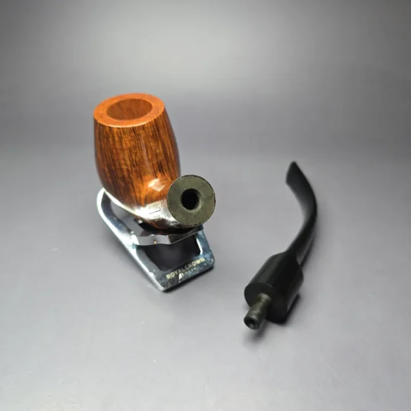 James Upshall Empire Executive Smooth Magnum Bent Billiard Estate Briar Pipe, Unsmoked - Image 10