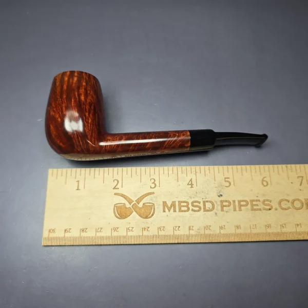 Ser Jacopo L1 Smooth Lumberman Estate Briar Pipe, Unsmoked - Image 10