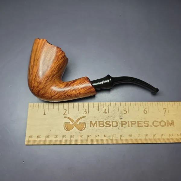 Peterson Plato / Plateau Natural Smooth Freehand Estate Briar Pipe, Irish Estates - Image 10