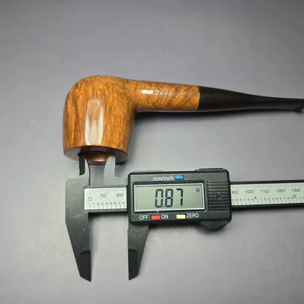 James Upshall B Grade Group 6 Smooth Billiard Estate Briar Pipe, Unsmoked - Image 10