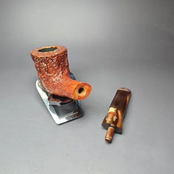 Savinelli Estella Rusticated Freehand Estate Briar Pipe, Unsmoked - Image 10