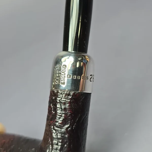 Dunhill 1972 Shell Briar 92 Army Mount Billiard Estate Briar Pipe, English Estates - Image 10
