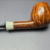 SU Pipes Smooth Apple w/ Antique Bakelite Handmade Briar Pipe, New - Image 10
