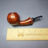 SU Pipes Large Smooth Brandy Handmade Briar Pipe, New - Image 9
