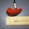 SU Pipes Smooth Pickaxe w/ Oxhorn Handmade Briar Pipe, New - Image 10