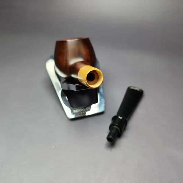 MBSD Briars by Piero Vitale Sienna Contrast Smooth Author w/ Boxwood Briar Pipe, New - Image 11