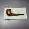 MBSD Briars by Piero Vitale Sienna Contrast Smooth Billiard w/ Zebrawood Briar Pipe, New - Image 11