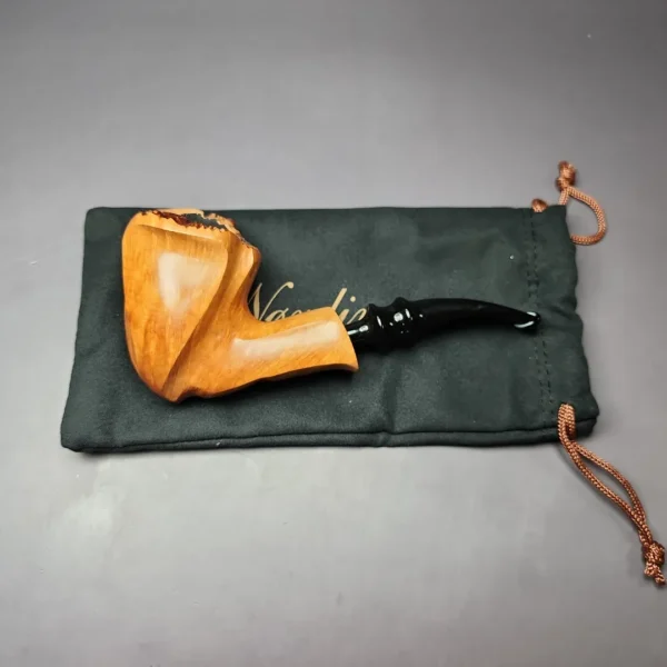 Nording Natural Smooth Freehand Estate Briar Pipe, Unsmoked - Image 11