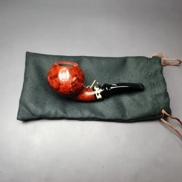 Nording Nosewarmer Smooth Cognac Apple Estate Briar Pipe, Unsmoked - Image 11
