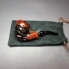 Nording Abstract Partially Rusticated Freehand Estate Briar Pipe, Unsmoked - Image 11