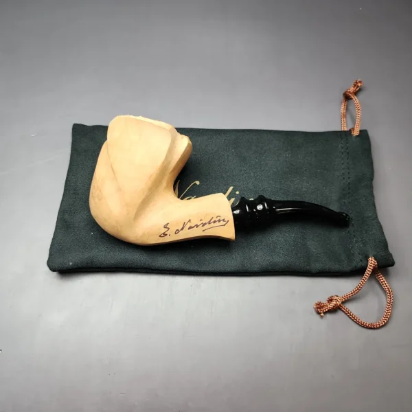 Nording Signature Natural Smooth Freehand Estate Briar Pipe, Unsmoked - Image 11