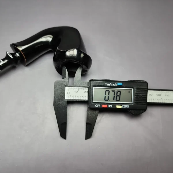 Nording Black Smooth Freehand Estate Briar Pipe, Unsmoked - Image 11