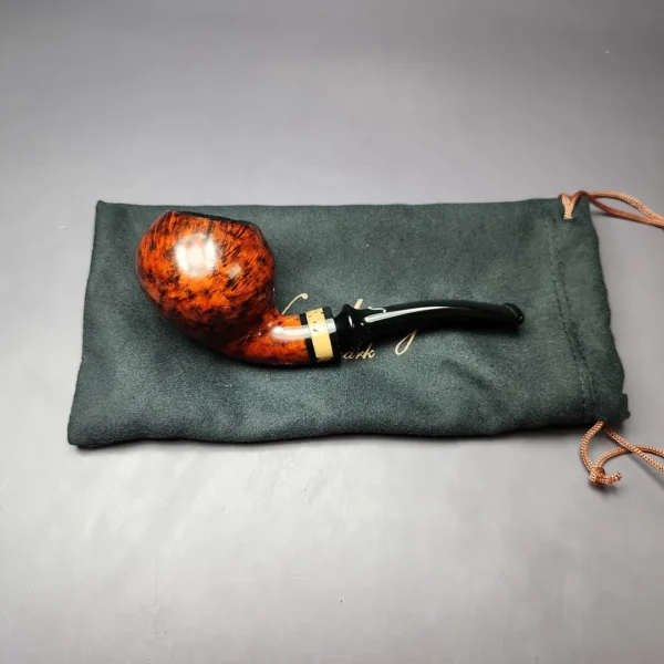 Nording Nosewarmer Smooth Cognac Apple w/ Jupati Estate Briar Pipe, Unsmoked - Image 11