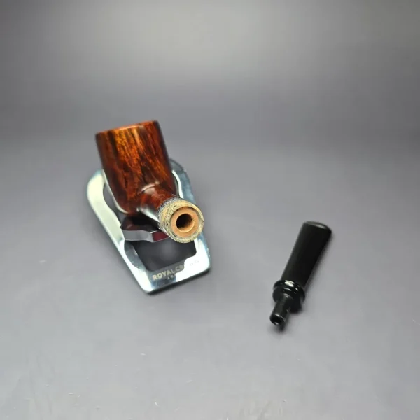 J Mouton Smooth Opera w/ Fossilized Whale Spine Handmade Briar Pipe, New - Image 11