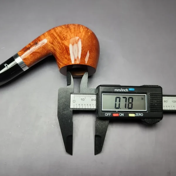 Giordano Lucca 3 Smooth Bent Apple w/Silver Estate Briar Pipe, Unsmoked, 9mm - Image 11
