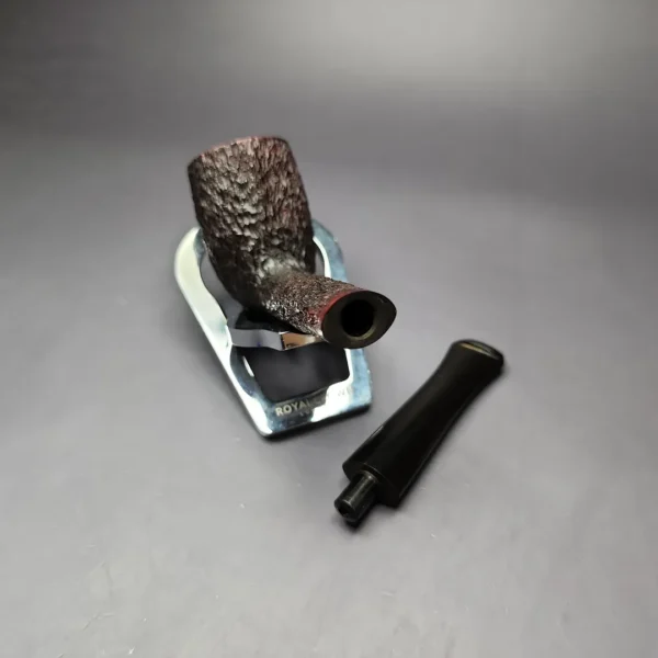 James Upshall Bark Group 6 Partially Rusticated Cutty Estate Briar Pipe, Unsmoked - Image 11