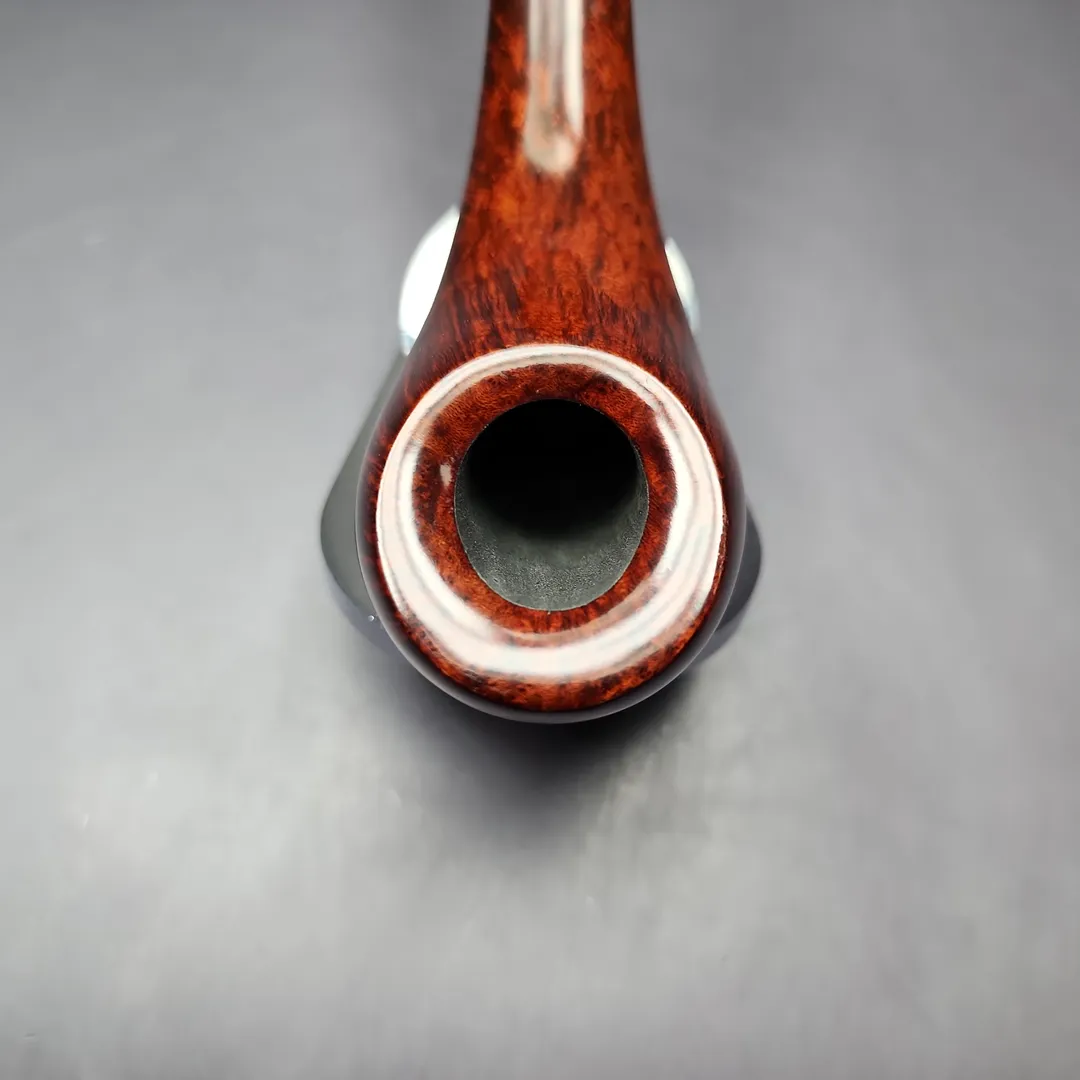 HS Studio Smooth "Gert Holbek" Polonius Horn Estate Briar Pipe, Unsmoked - Image 11