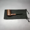 HS Studio Sandblasted Poker Estate Briar Pipe, Unsmoked - Image 11