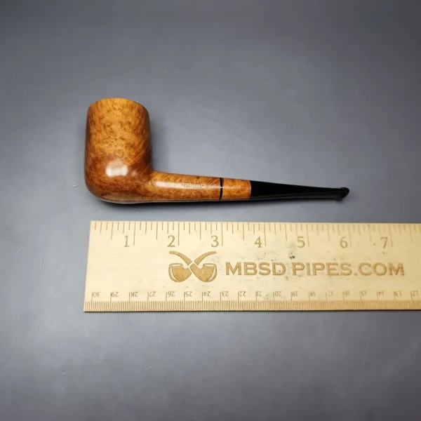 Castello "Castello" 4K Smooth Billiard w/ Briar Accent Estate Briar Pipe, Italian Estates - Image 11