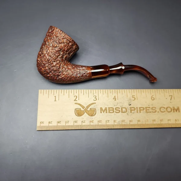 Castello Sea Rock S 49 Rusticated Calabash Estate Briar Pipe, Italian Estates - Image 11
