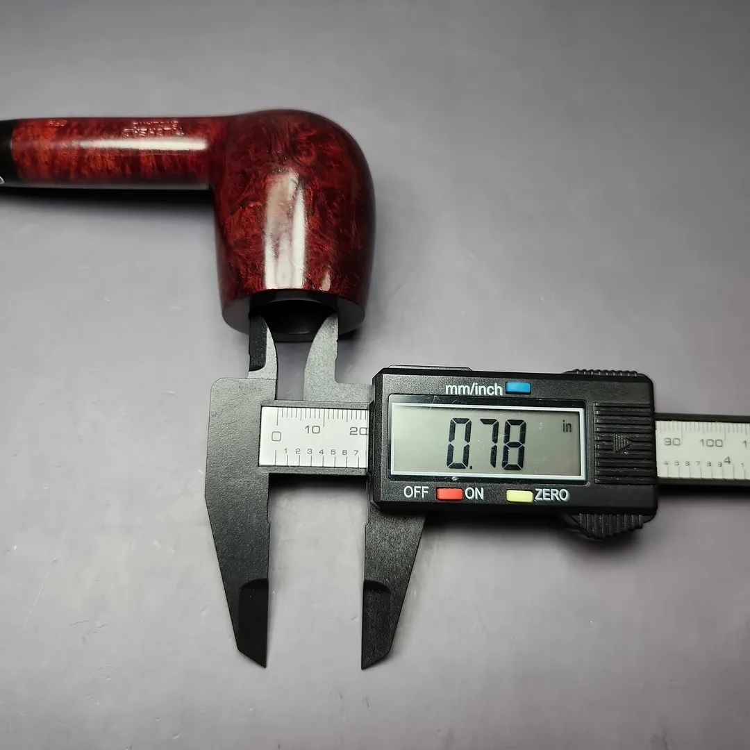 James Upshall Tilshead Group 6 Smooth Large Billiard Estate Briar Pipe, Unsmoked - Image 11