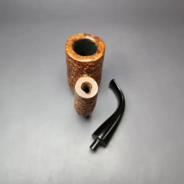 Ed Burak Connoisseur Magnum Rusticated Oom Paul Estate Briar Pipe, American Estates - Image 11
