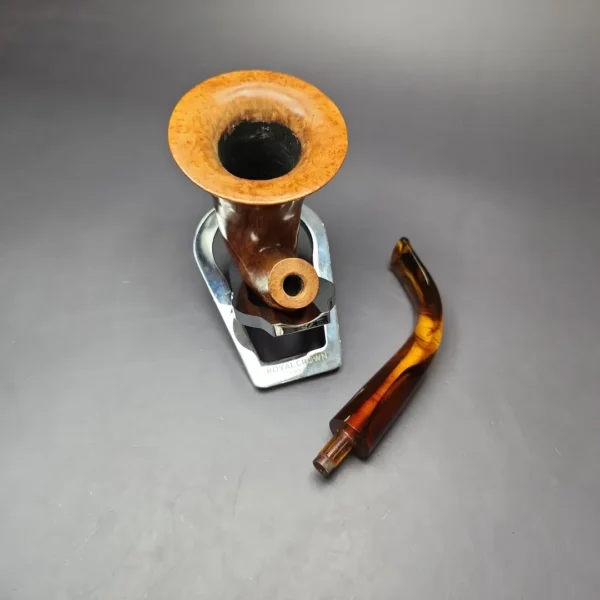 Ed Burak Connoisseur Smooth Bell Calabash Estate Briar Pipe, American Estates - Image 11