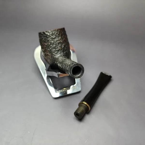 Comoy's Black Coral 83551 Rusticated Cutty Estate Briar Pipe, English Estates - Image 11