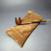 Bruno Nuttens Mini Bing B3 Smooth Billiard w/ Silver Estate Briar Pipe, Unsmoked - Image 11