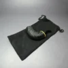 HS Studio Sandblasted Reverse Calabash Nosewarmer Estate Briar Pipe, Unsmoked - Image 11