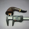 Mike Butera Antique 51G, Group 4 Sandblasted Dublin Briar Pipe, Unsmoked - Image 11
