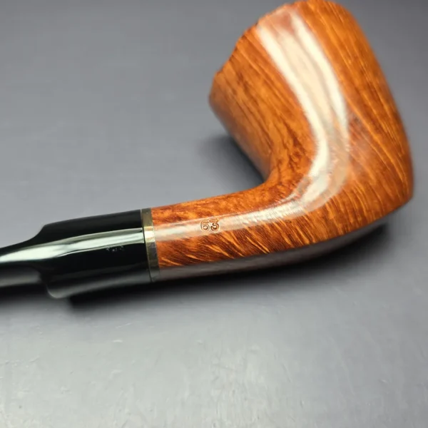 Stanwell Flame Grain 63 Smooth Dublin w/ Silver Estate Briar Pipe, Unsmoked - Image 11