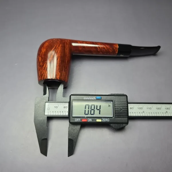 Ser Jacopo L1 Smooth Lumberman Estate Briar Pipe, Unsmoked - Image 11