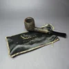 Sasieni Four Dot 1946-79 Rustic Buckingham XS Rusticated Billiard Estate Briar Pipe, English Estates - Image 11