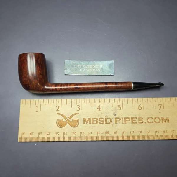 Kaywoodie 1929-31 Drinkless 7773 Smooth Canadian Estate Briar Pipe Unsmoked - Image 11