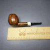 SU Pipes Smooth Apple w/ Antique Bakelite Handmade Briar Pipe, New - Image 11
