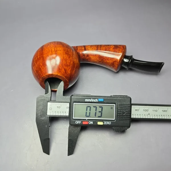 SU Pipes Large Smooth Brandy Handmade Briar Pipe, New - Image 10